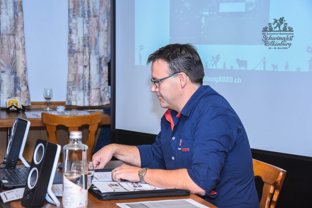 101. Luzerner Kantonale Schwingfest 2020 in Rothenburg GOK Sitzung