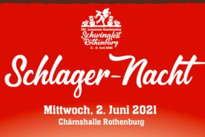 Verschiebung Schlager-Nacht auf 2. Juni 2021      – Tickets behalten ihre Gültigkeit