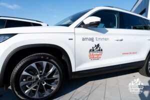 Übergabe Werbeautos AMAG